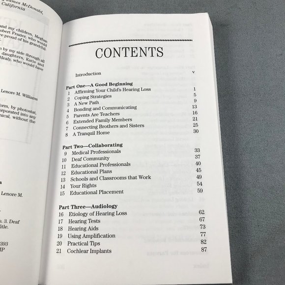 Keys to Raising a Deaf Child Barron's Book Virginia Frazier-Maiwald LM Williams - Picture 2 of 4